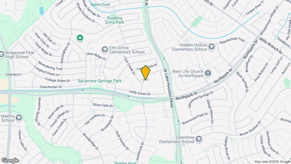 3206 Cascade Creek Dr Map and Location Details