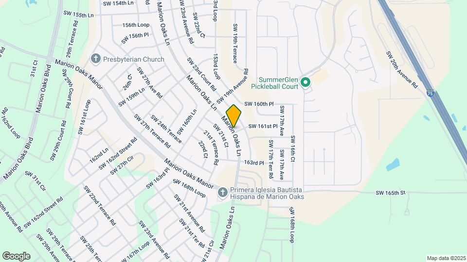 525 Marion Oaks Ln Map and Location Details