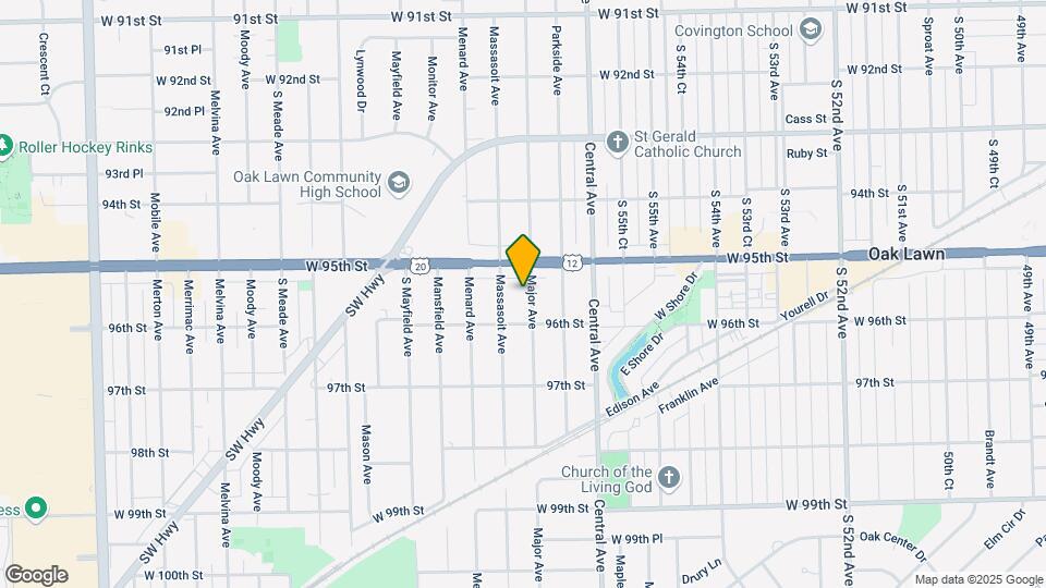 9520 Major Ave Map and Location Details