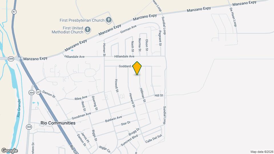 109 Hillman St Map and Location Details