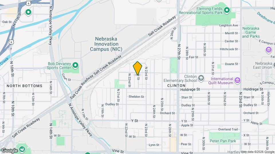 1623 Whittier St Map and Location Details