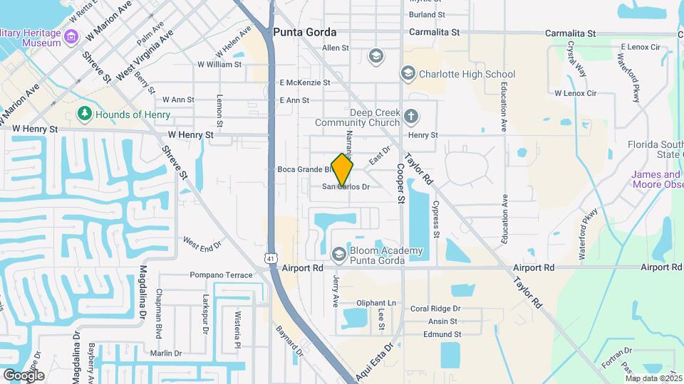 345 San Carlos Dr Map and Location Details