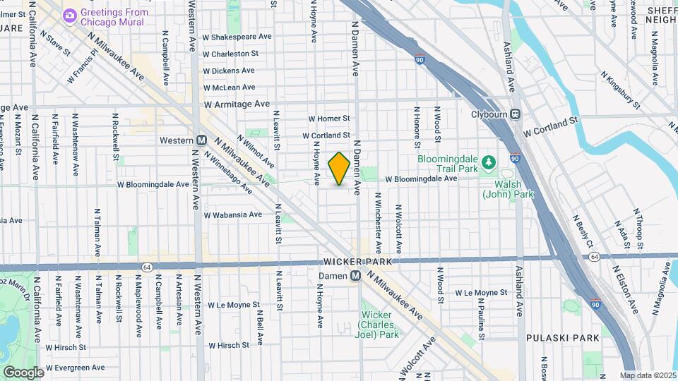 2021 W Willow St, Unit 206 Map and Location Details