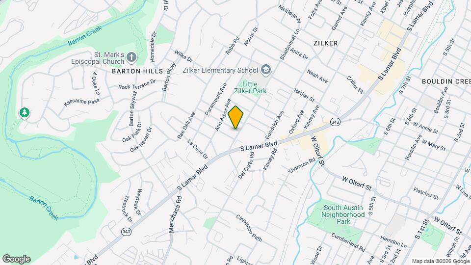 2300 Bluebonnet Ln Map and Location Details