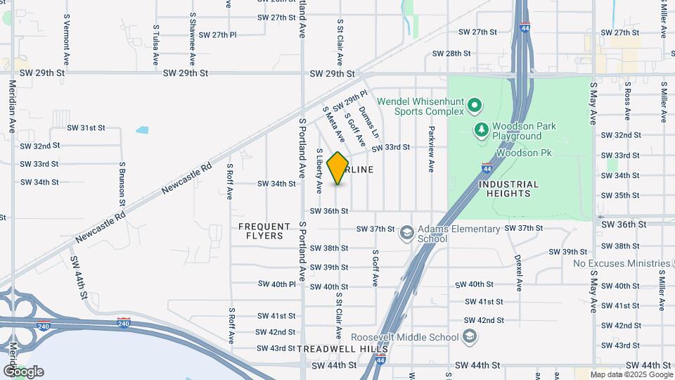 3516 S St Clair Ave Map and Location Details