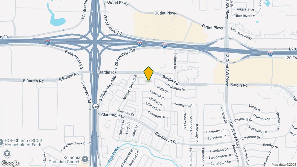 4126 Hartley Wy Map and Location Details