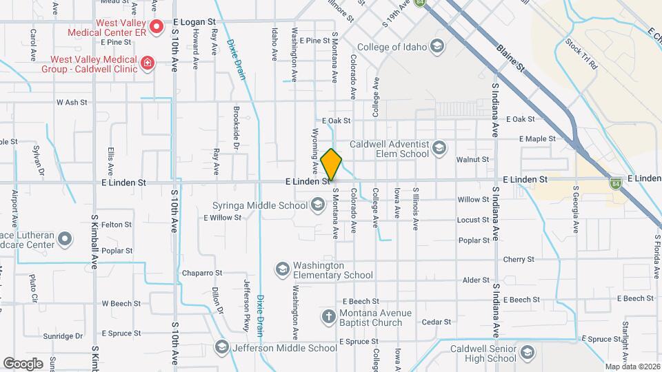 2504 S Montana Ave Map and Location Details