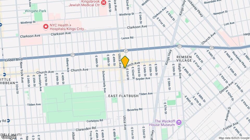 412 E 51st St Map and Location Details