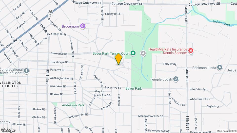 2444 Grande Ave SE Mapa y Detalles de la Ubicación