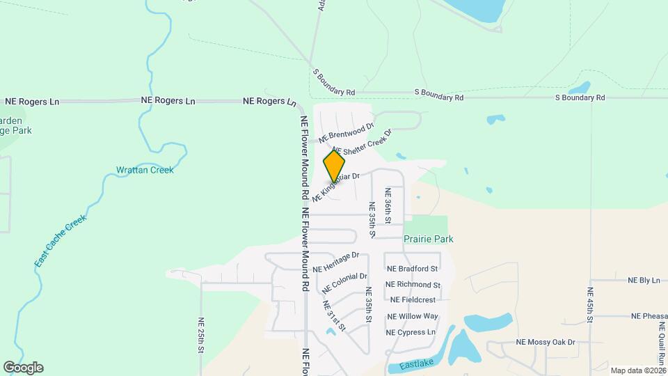 3103 NE Kingsbriar Dr Map and Location Details