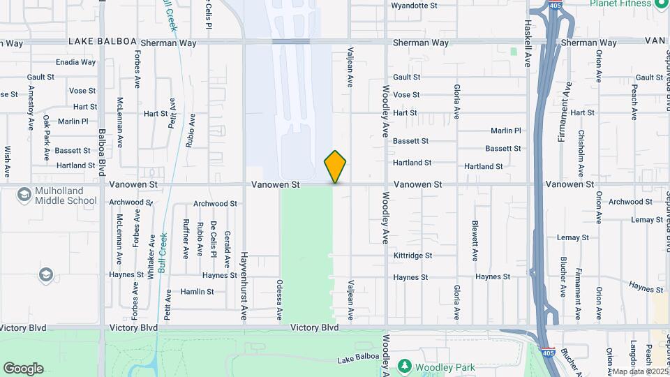 16226 Vanowen St Mapa y Detalles de la Ubicación