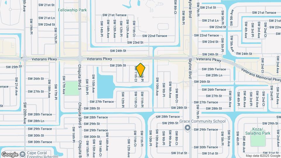 2536 SW 11th Pl Map and Location Details