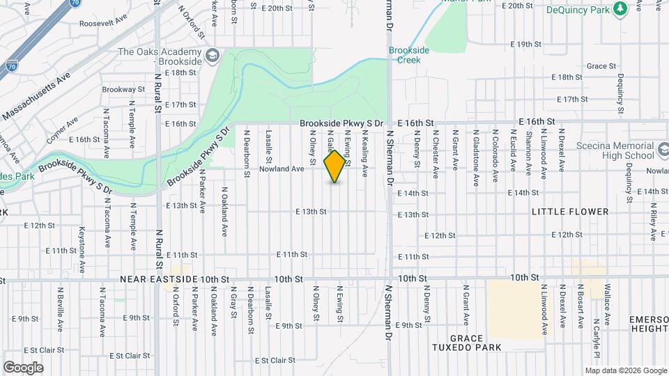 1341 N Gale St Map and Location Details