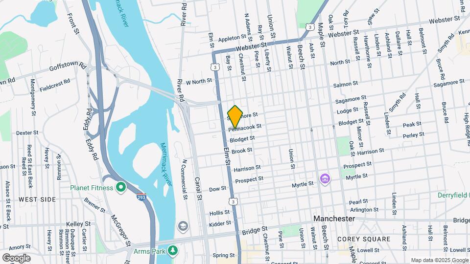 19 Pennacook St, Unit 2 Map and Location Details