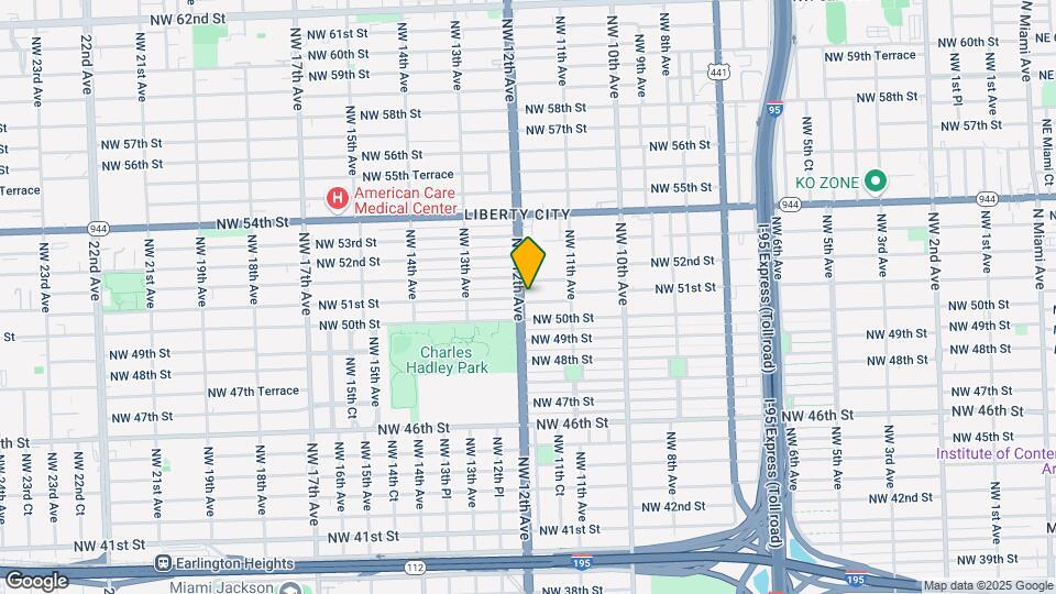 1185 NW 51st St Map and Location Details