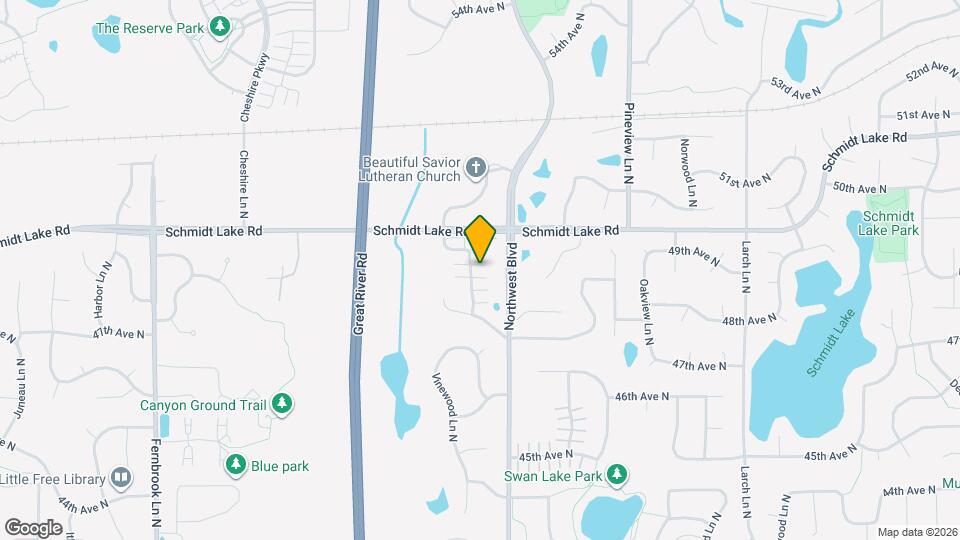 4820 Underwood Ln N Map and Location Details