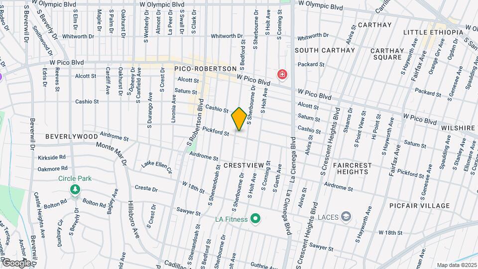 1546 S Bedford St Map and Location Details