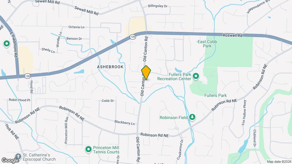 960 Old Canton Rd Map and Location Details