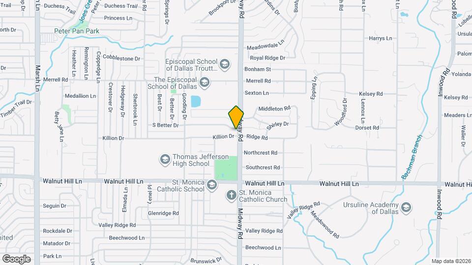 4156 S Better Dr Map and Location Details