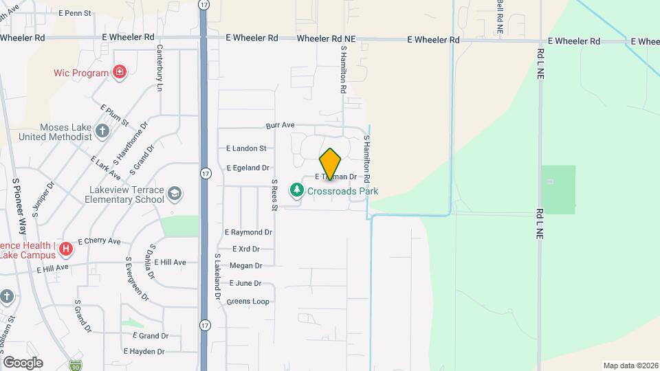 1626 Filmore Dr Map and Location Details