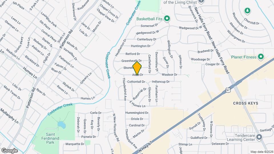 2060 Avon Dr Map and Location Details