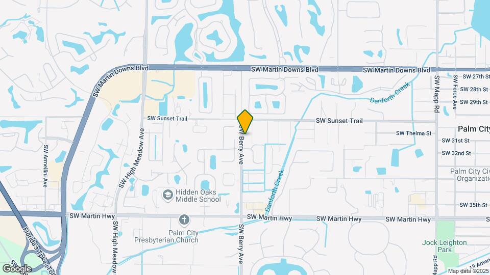 3093 SW Berry Ave Map and Location Details