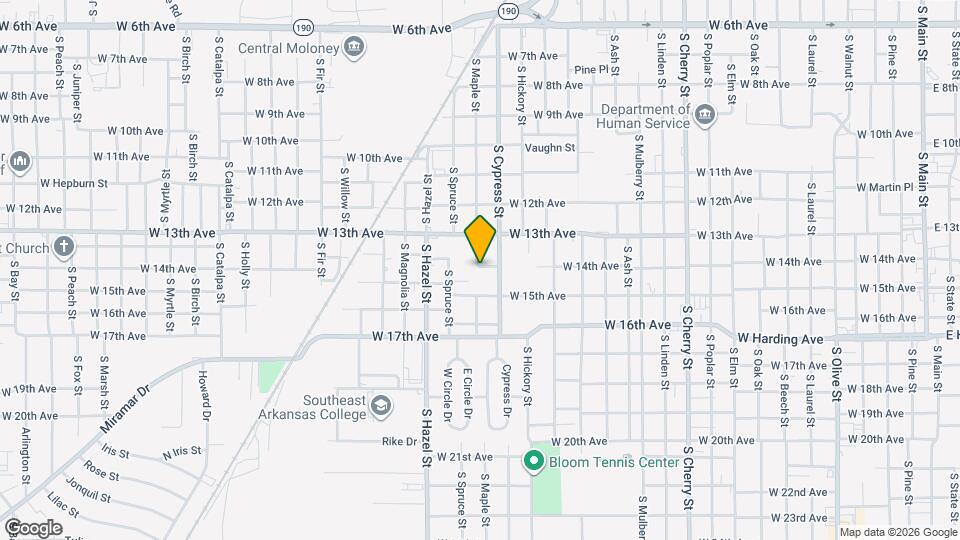 1916 W 14th Ave Mapa y Detalles de la Ubicación