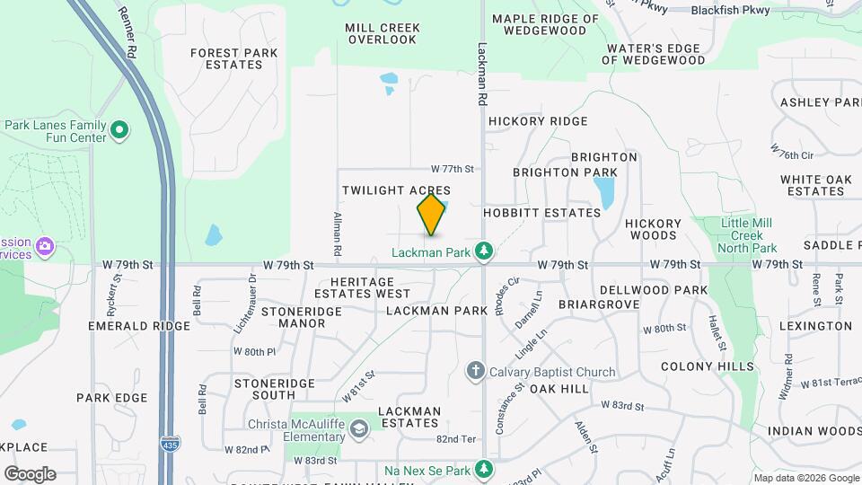 7821 Woodstone Ln Map and Location Details