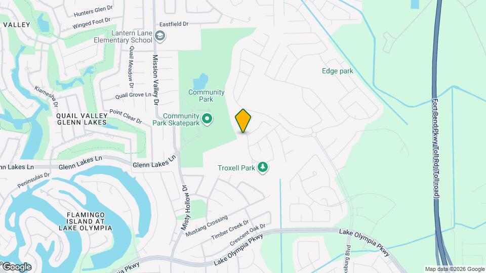 3810 Canyon Shore Ln Map and Location Details