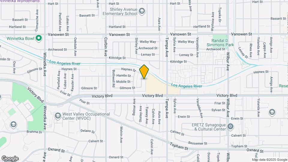 6500 Shirley Ave Map and Location Details