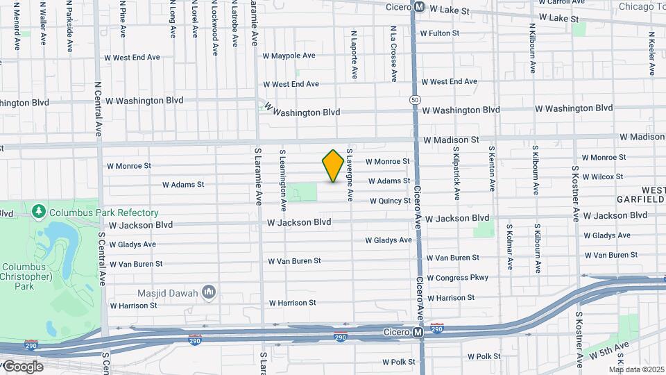 5023 W Adams St Map and Location Details