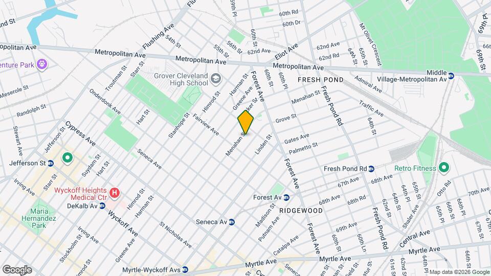 20-26 Menahan St Mapa y Detalles de la Ubicación