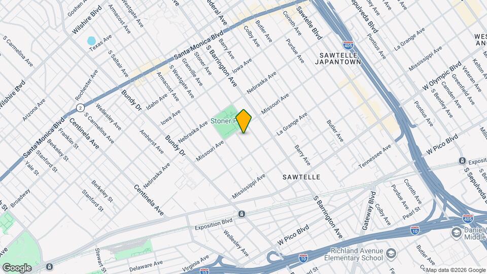 1914 Granville Ave, Unit rear Map and Location Details