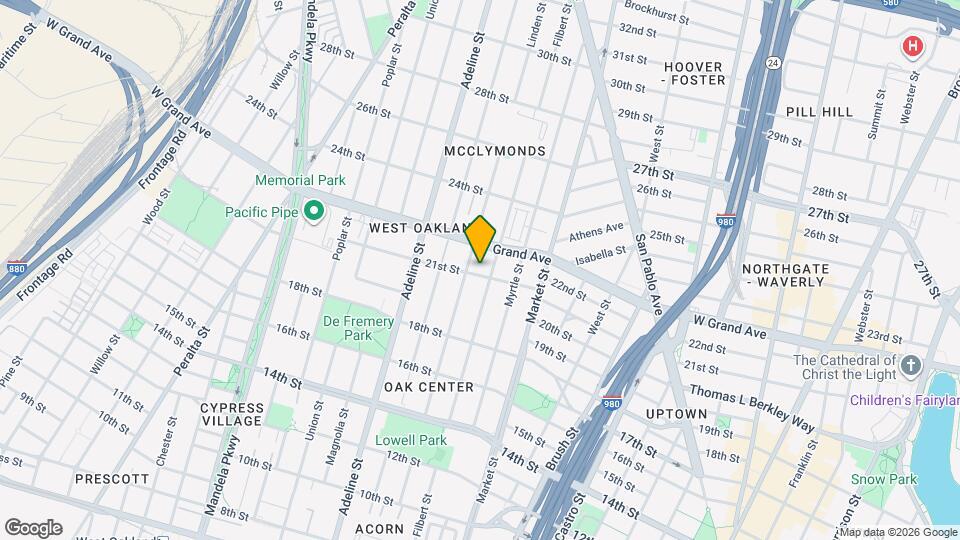 1014 21st St Map and Location Details