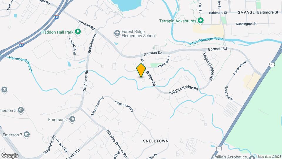 9638 Glendower Ct Map and Location Details