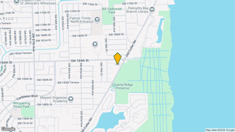 18440 SW 77th Ct Map and Location Details