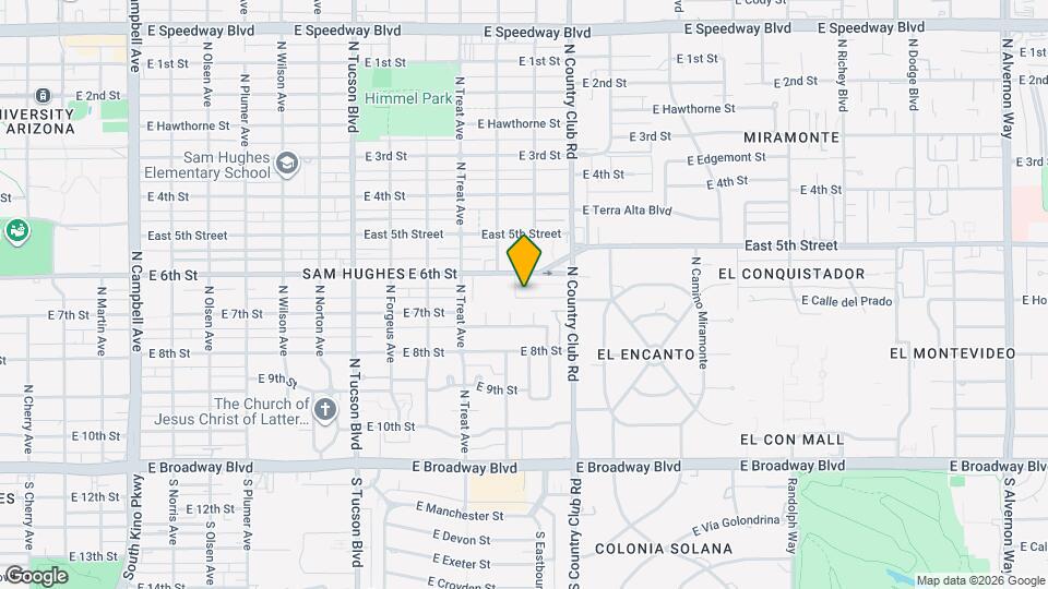3008 E 6th St, Unit D15 Mapa y Detalles de la Ubicación