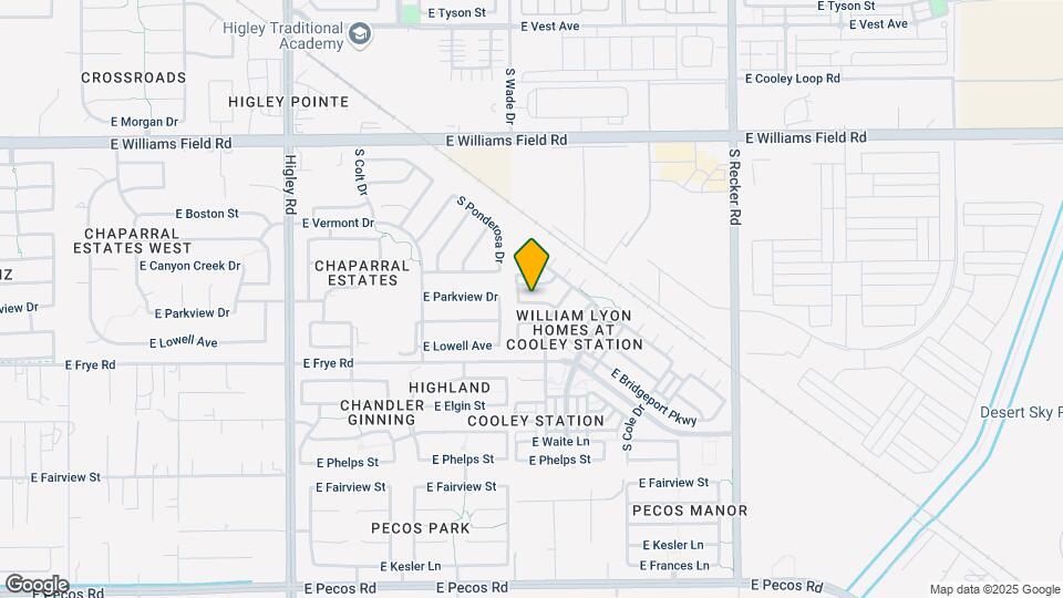 3636 E Parkview Dr Map and Location Details