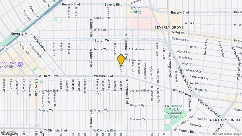 140 N Clark Dr Mapa y Detalles de la Ubicación