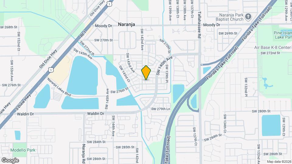 14161 SW 276th St Map and Location Details