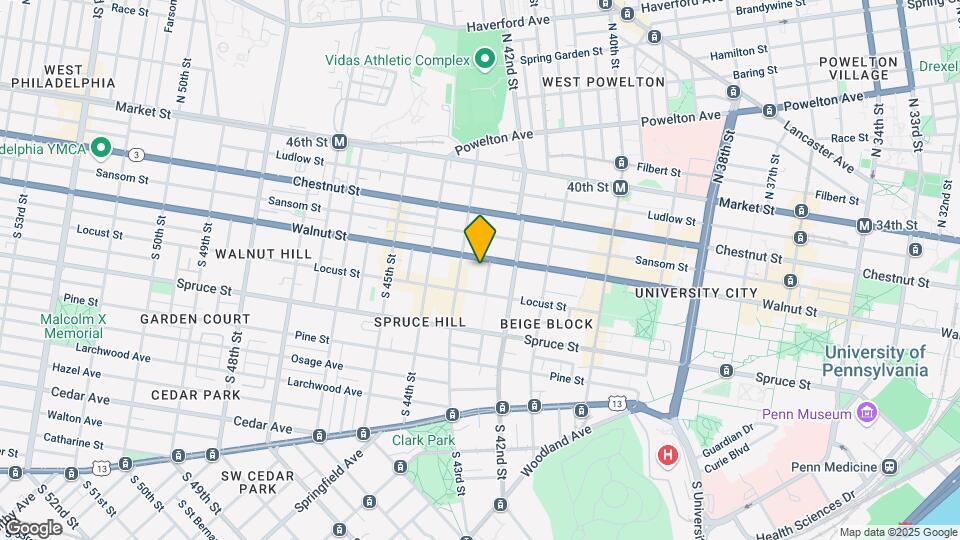 4226 Walnut St Map and Location Details