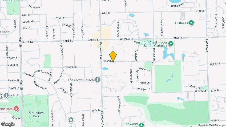 709 W 65th St Map and Location Details