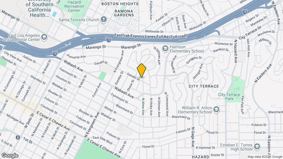 3205 Ganahl St Mapa y Detalles de la Ubicación