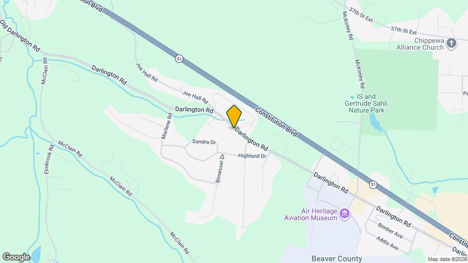 2917 Darlington Rd Map and Location Details