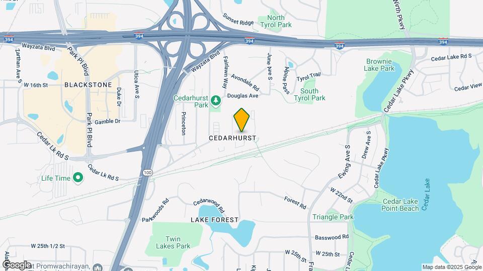4512 Cedar Lk Rd S Map and Location Details