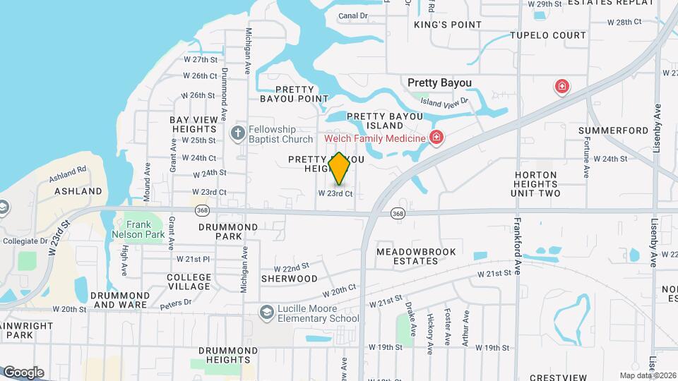 3119 W 23rd Ct Map and Location Details