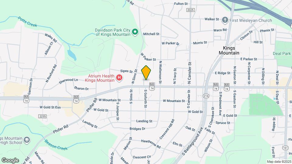 516 W King St Map and Location Details