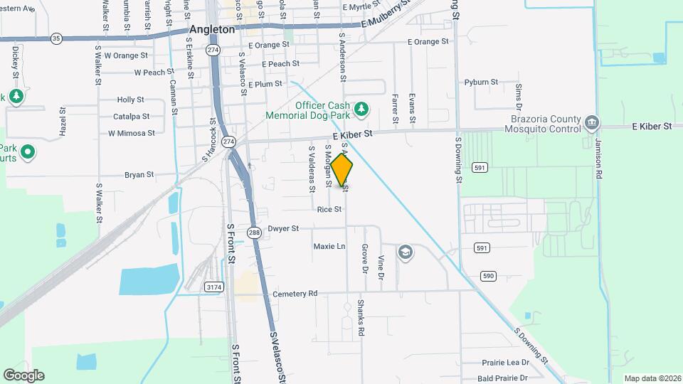 832 S Anderson St Map and Location Details