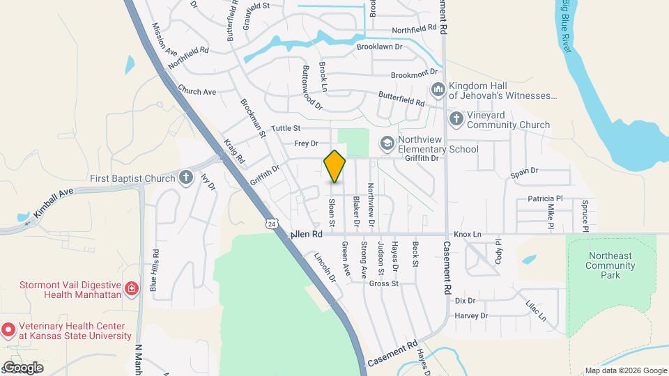 2204 Sloan St Map and Location Details