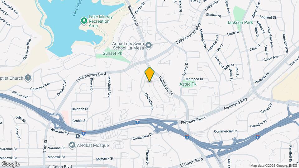 5470 Baltimore Dr Map and Location Details